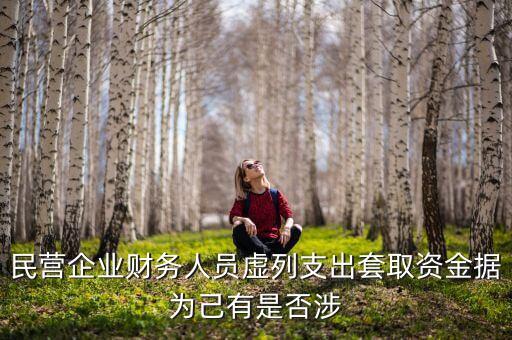 民營企業(yè)財(cái)務(wù)人員虛列支出套取資金據(jù)為己有是否涉