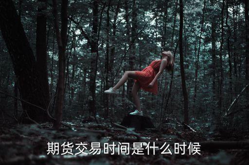 期貨交易時間是什么時候