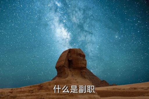 什么是副職