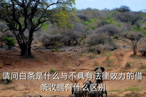 撕白條是什么，請(qǐng)問白條是什么與不具有法律效力的借條收據(jù)有什么區(qū)別