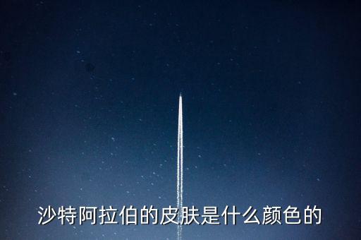 沙特阿拉伯的皮膚是什么顏色的