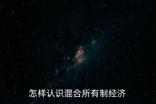 混合所有制經(jīng)濟是什么樣的經(jīng)濟，混合所有制經(jīng)濟的定義及其包括那些種類