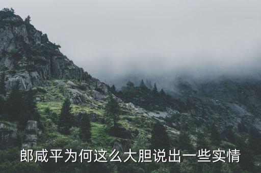 我為什么要回應(yīng)郎咸平，郎咸平為何這么大膽說出一些實情