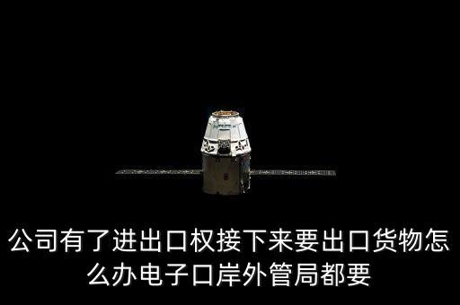 出口外管局做什么，公司有了進(jìn)出口權(quán)接下來要出口貨物怎么辦電子口岸外管局都要
