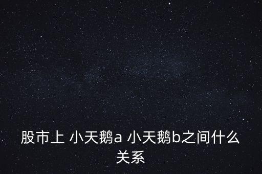 小天鵝a有什么動向，小天鵝A后面的A代表什么意思