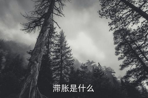 滯脹是什么