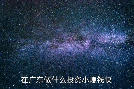 廣東最愛投資什么，有誰知道在廣東省農(nóng)家里最好最容易做的生意是什么  搜
