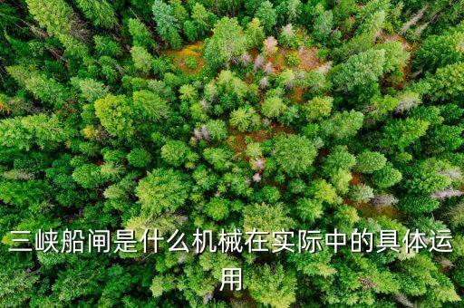 什么是三峽第二船閘，三峽第二船閘建在什么位置