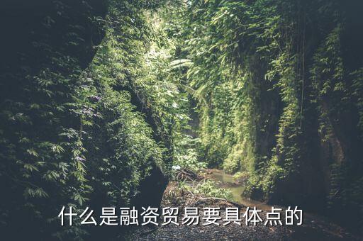 什么是經(jīng)融貿(mào)易，經(jīng)融和外貿(mào)包含什么