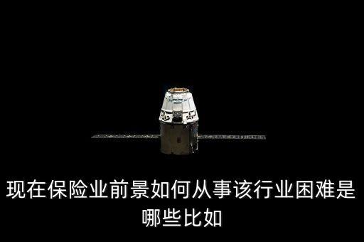 保險(xiǎn)業(yè)發(fā)展中有什么問(wèn)題與困難，現(xiàn)在保險(xiǎn)業(yè)前景如何從事該行業(yè)困難是哪些比如