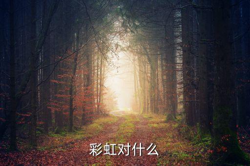 彩虹對(duì)什么