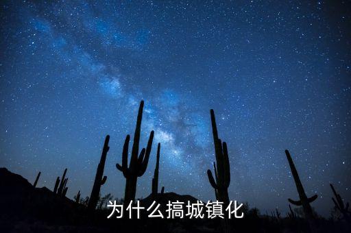 國家為什么要城鎮(zhèn)化，中國為什么推進(jìn)城鎮(zhèn)化