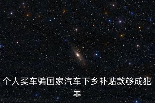 騙農(nóng)村購(gòu)車(chē)補(bǔ)貼定什么罪，買(mǎi)車(chē)農(nóng)村補(bǔ)貼要些什么東西