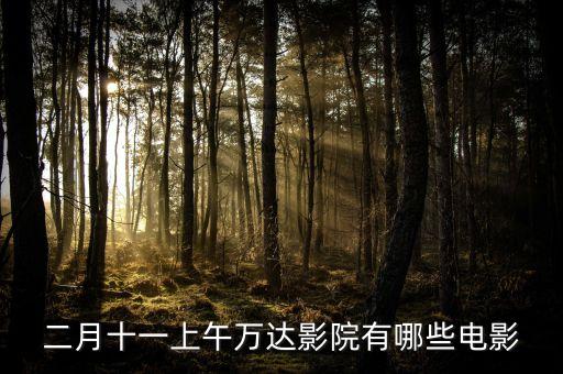 2月1曰萬達(dá)影院有什么電影，萬達(dá)最近有哪些電影上映