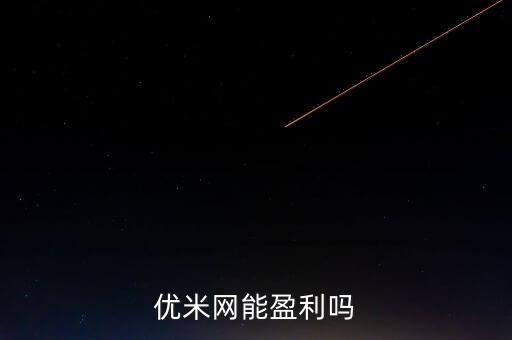 優(yōu)米網(wǎng)能盈利嗎