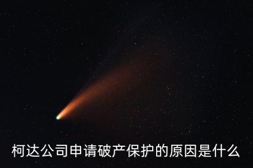 柯達(dá)公司申請(qǐng)破產(chǎn)保護(hù)的原因是什么