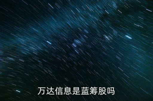 萬達信息是藍籌股嗎