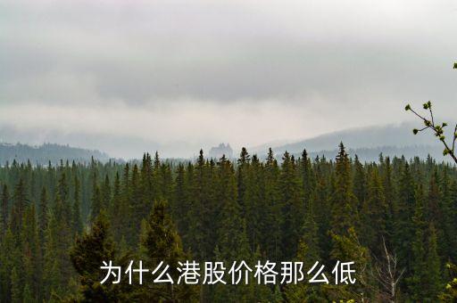為什么港股價(jià)格那么低
