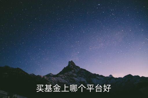 什么平臺(tái)買基金比較好，買基金上哪個(gè)平臺(tái)好