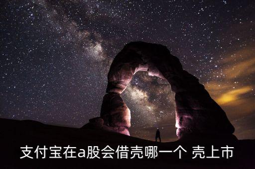 支付寶在a股會借殼哪一個 殼上市