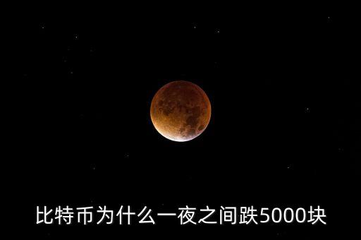 比特幣為什么一夜之間跌5000塊