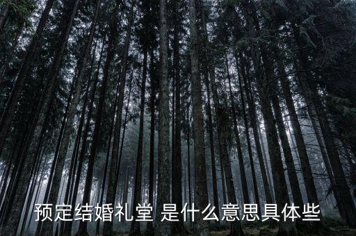 什么是婚禮堂，結(jié)婚禮堂結(jié)婚什么意思
