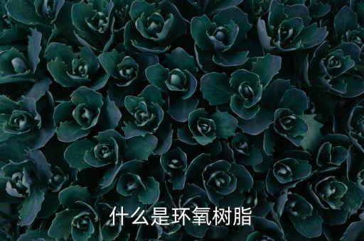 什么是環(huán)氧樹脂