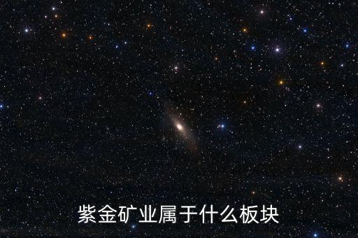 紫金礦業(yè)屬于什么板塊