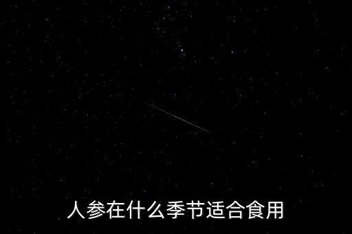 人參在什么季節(jié)適合食用