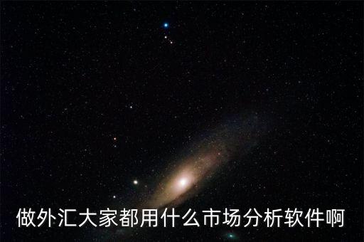 做外匯大家都用什么市場(chǎng)分析軟件啊