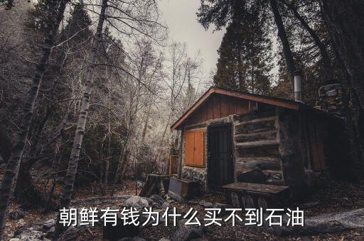 朝鮮有錢為什么買不到石油