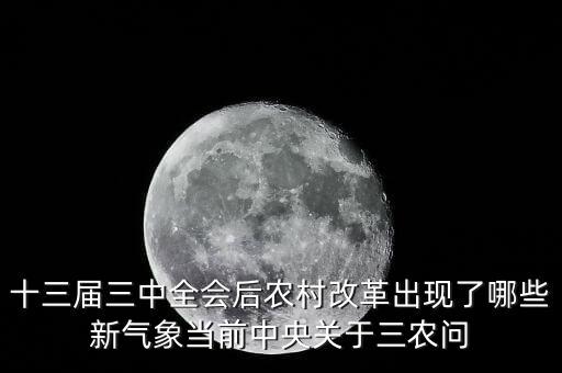 中央對(duì)農(nóng)村大亂有什么見意，解決中國(guó)的三農(nóng)有何意見