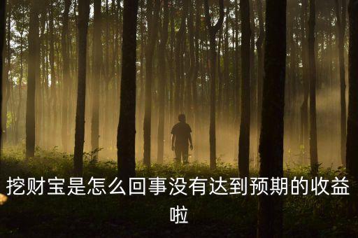 為什么挖財(cái)寶收益比別的高，挖財(cái)寶真有那么高收益