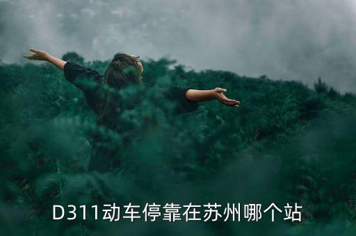 d311為什么列車(chē)停運(yùn)，D311動(dòng)車(chē)?？吭谔K州哪個(gè)站