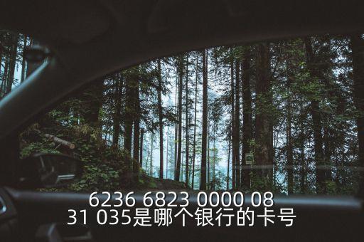 6236開頭是什么銀行，6226 2001 0320 1654是什么銀行