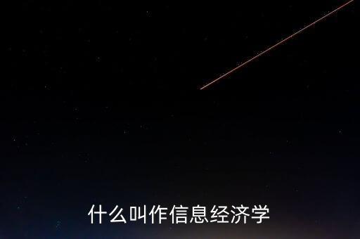 什么叫信息經(jīng)濟學(xué)，信息經(jīng)濟學(xué)的基礎(chǔ)及主要研究內(nèi)容是什么