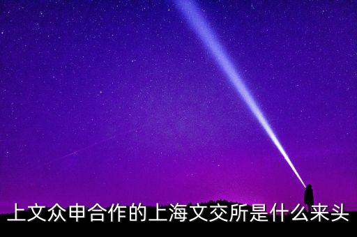 上文眾申合作的上海文交所是什么來頭