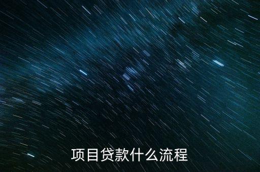 基礎(chǔ)產(chǎn)業(yè)項目貸款是什么，項目貸款什么流程