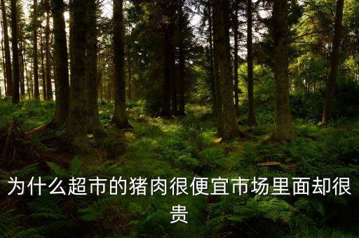 為什么超市的豬肉很便宜市場(chǎng)里面卻很貴