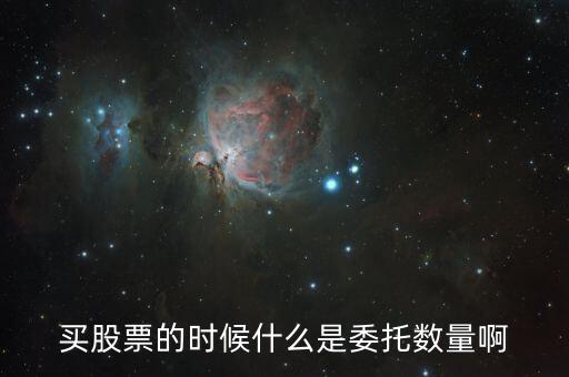 買賣盤的委托量變動什么意思，股市中委買賣量是什么意思謝謝