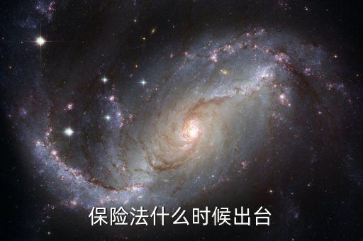 保險法什么時候出臺