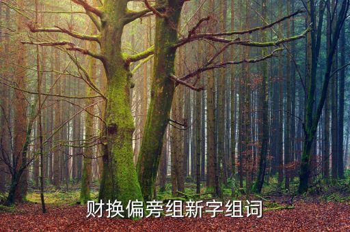 財能換什么，財 字可以換什么偏旁
