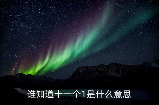 銀行說的逾期10個(gè)1是什么意思，誰知道十一個(gè)1是什么意思