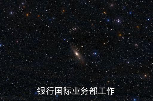 銀行國際業(yè)務部工作