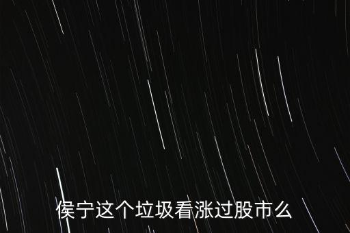侯寧是什么的人物，侯寧這個(gè)垃圾看漲過(guò)股市么