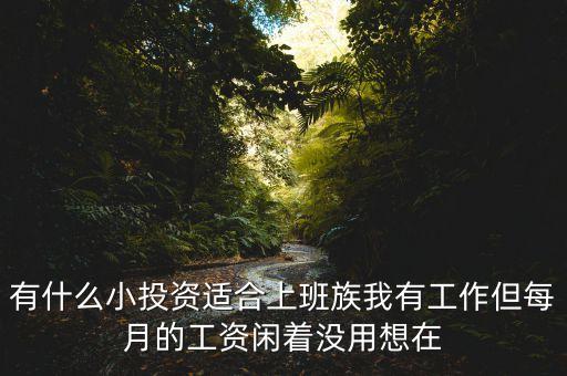 上班族投資什么最賺錢項(xiàng)目，適合上班族小額投資的項(xiàng)目有啥