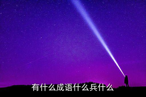 有什么成語(yǔ)什么兵什么