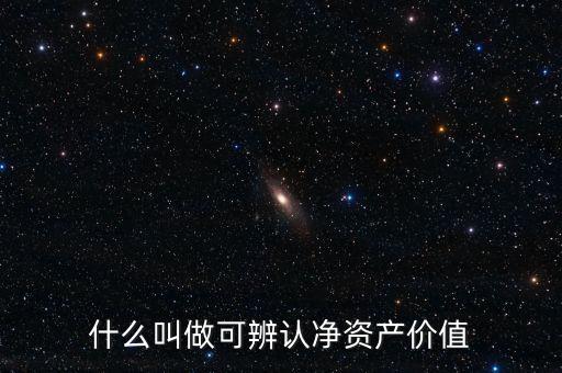什么叫做可辨認(rèn)凈資產(chǎn)價(jià)值