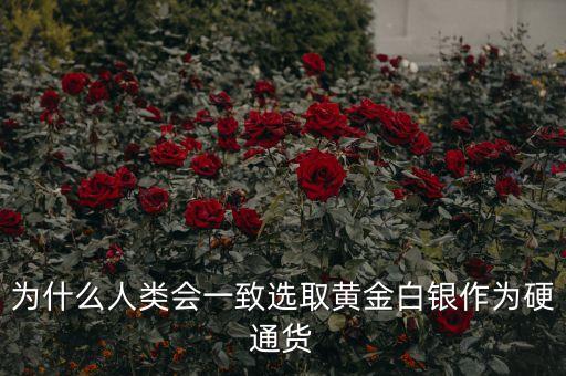 為什么人類會一致選取黃金白銀作為硬通貨