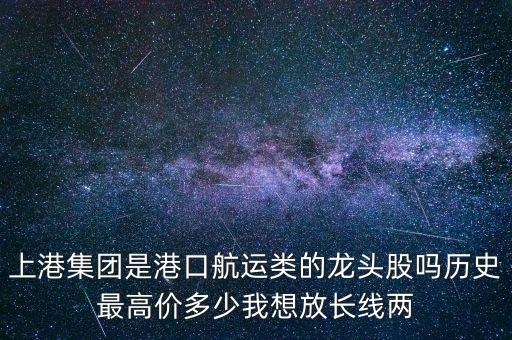 上港集團(tuán)是港口航運(yùn)類的龍頭股嗎歷史最高價多少我想放長線兩